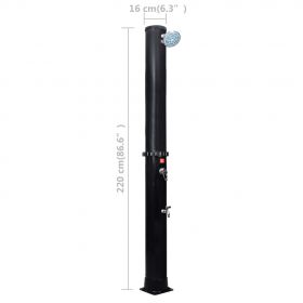 Dus solar de exterior cu cap de dus si robinet