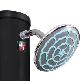 Dus solar de exterior cu cap de dus si robinet