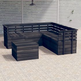 Set mobilier gradina din paleti cu perne