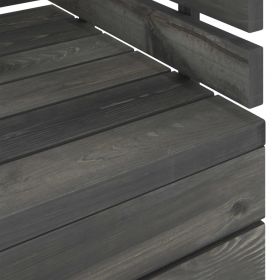 Set mobilier gradina din paleti cu perne