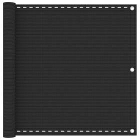 Prelata pentru balcon din HDPE 75 x 400 cm antracit