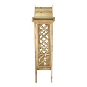 Pergola de gradina cu acoperis si banca