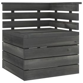 Set mobilier gradina paleti cu perne 7 piese lemn masiv pin