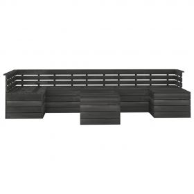 Set mobilier gradina din paleti cu perne