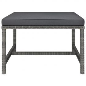 Set mobilier de gradina cu perne Gri