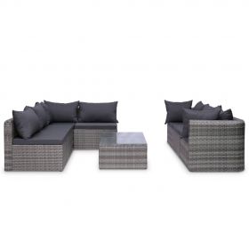 Set mobilier de gradina cu perne