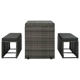 Set mobilier de exterior cu perne