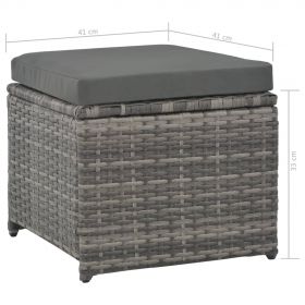 Set mobilier de exterior cu perne