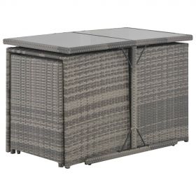 Set mobilier de exterior cu perne