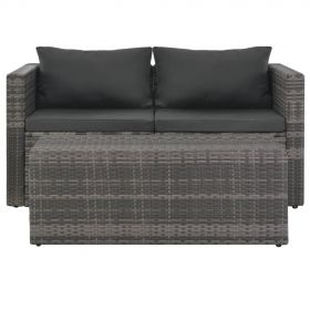 Set mobilier de gradina cu perne