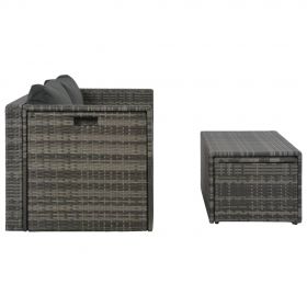 Set mobilier de gradina cu perne