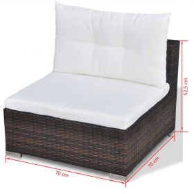 Set mobilier de gradina cu perne