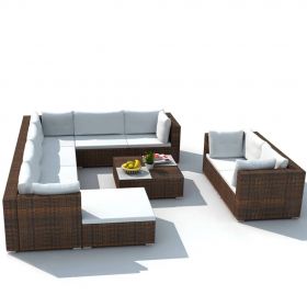 Set mobilier de gradina cu perne