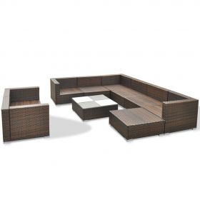 Set mobilier de gradina cu perne