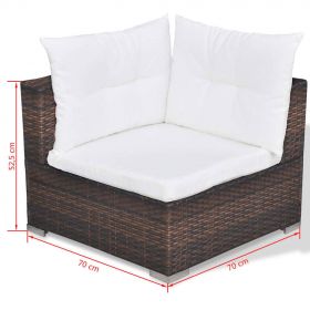 Set mobilier de gradina cu perne