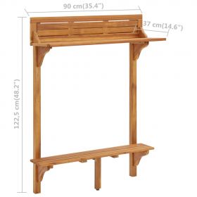 Set mobilier bar de balcon
