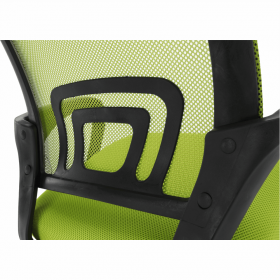 Scaun de birou, verde/negru, DEX 2 NEW