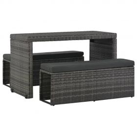 Set mobilier de exterior cu perne