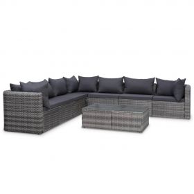 Set mobilier de gradina cu perne