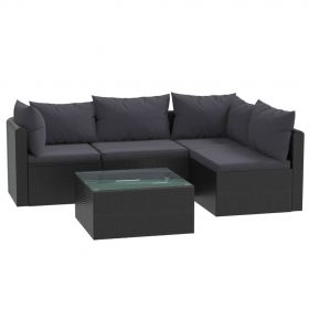 Set mobilier de gradina cu perne