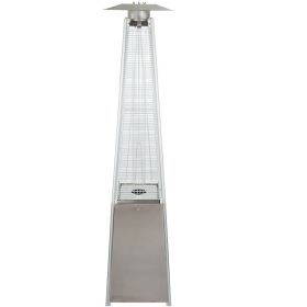 Incalzitor de terasa tip piramida pe GPL, model LOUXOR, putere 13kW, INOX, CALORE