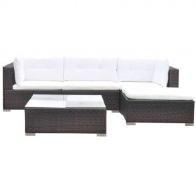 Set mobilier de gradina cu perne