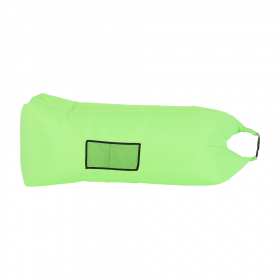 Geanta scaun gonflabila / geanta lenesa, verde, LEBAG