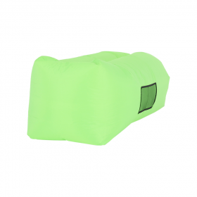 Geanta scaun gonflabila / geanta lenesa, verde, LEBAG