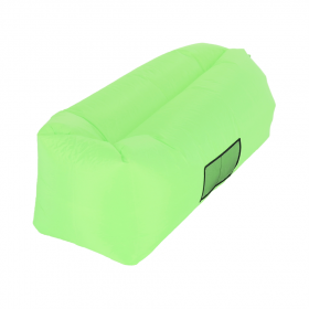 Geanta scaun gonflabila / geanta lenesa, verde, LEBAG