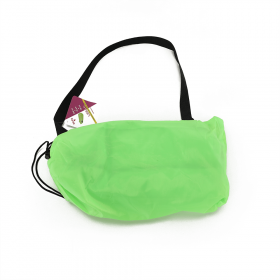 Geanta scaun gonflabila / geanta lenesa, verde, LEBAG