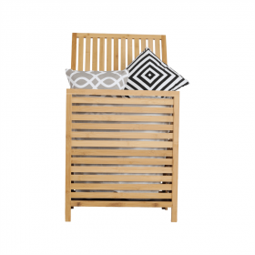 Cos de rufe, bambus natural/alb, MENORK