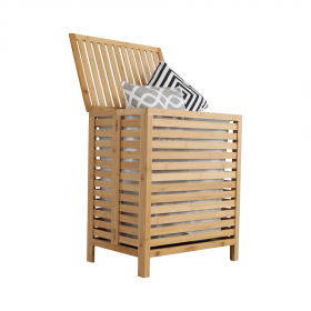 Cos de rufe, bambus natural/alb, MENORK
