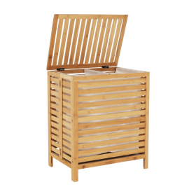 Cos de rufe, bambus natural/alb, MENORK