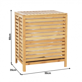 Cos de rufe, bambus natural/alb, MENORK