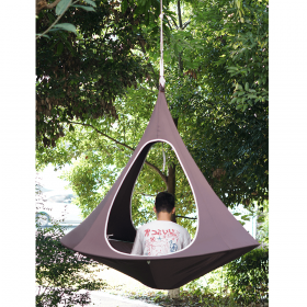 Scaun suspendabil balansoar, gri maro TAUPE, KLORIN NEW TYP 2 BIG SIZE