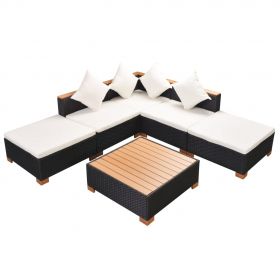 Set mobilier de gradina cu perne