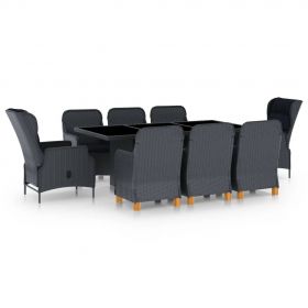 Set mobilier exterior cu perne