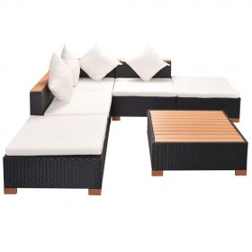 Set mobilier de gradina cu perne