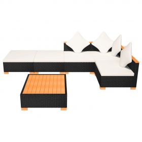 Set mobilier de gradina cu perne