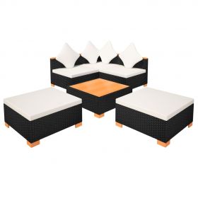 Set mobilier de gradina cu perne