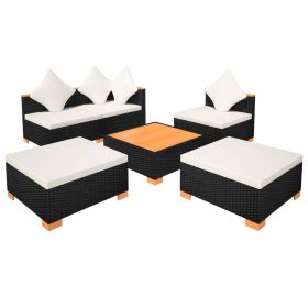 Set mobilier de gradina cu perne