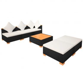 Set mobilier de gradina cu perne