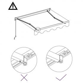 Copertina retractabila manual LED