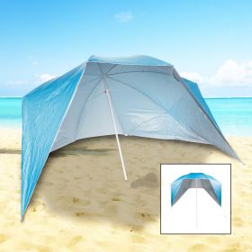HI Umbrela de plaja cu pereti laterali UV50 + 240x233 cm,
