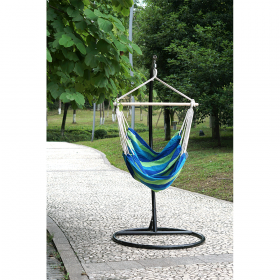 Scaun balansoar suspendabil, model dungi verde/albastru, LINDO NEW