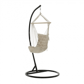 Scaun balansoar suspendabil, alb, PLATO NEW
