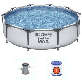 Bestway Set de piscina Steel Pro MAX, 305 x 76 cm