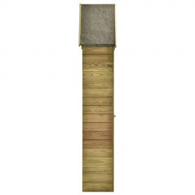 Magazie unelte de gradina cu usa 77 x 28 x 178 cm lemn pin tratat