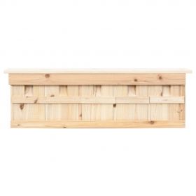Casuta de vrabii cu 5 incaperi, 68 x 15 x 21 cm, lemn de brad