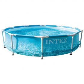 Intex Piscina cu cadru metalic Beachside, 305 x 76 cm